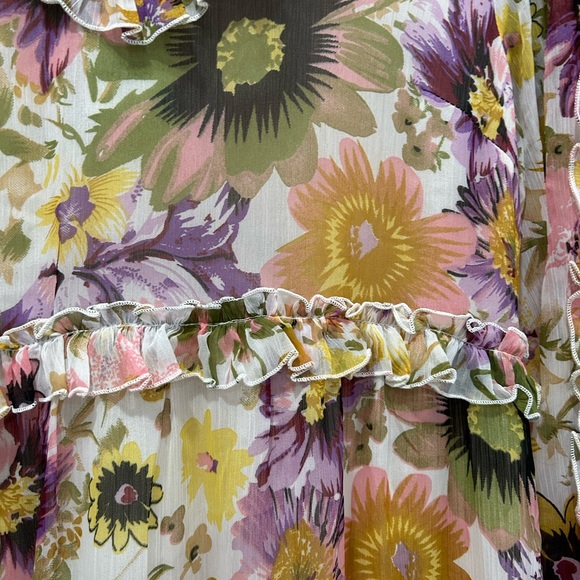 NWT River Island Floral Midi Dress - Picture 2 of 3